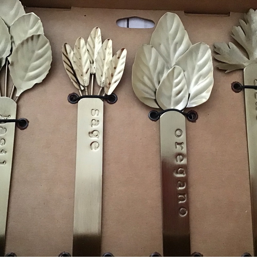 Smith & Hawken Metal HERB MARKER SET For Indoor or outdoor use. BRAND NEW - Picture 6 of 9